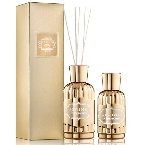 מפיץ ריח WHITE FLOWER כסף 180 ML