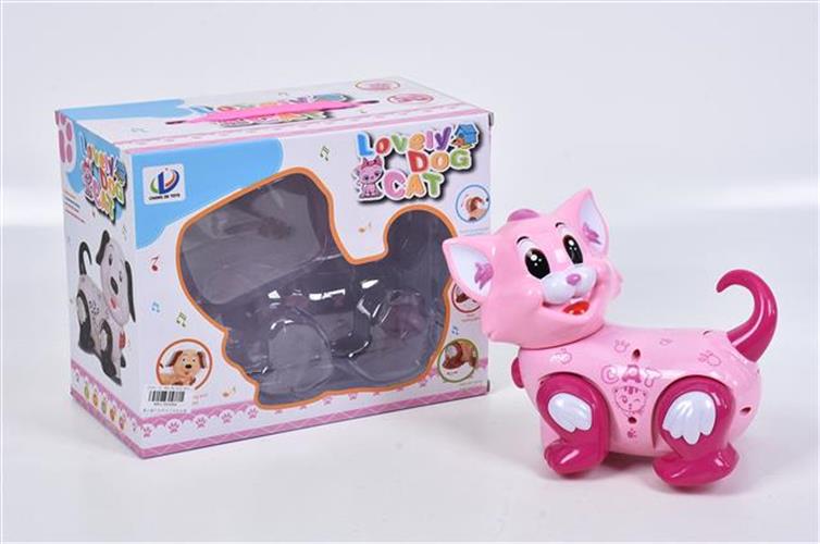 חתול הולך+ אורות וקולות