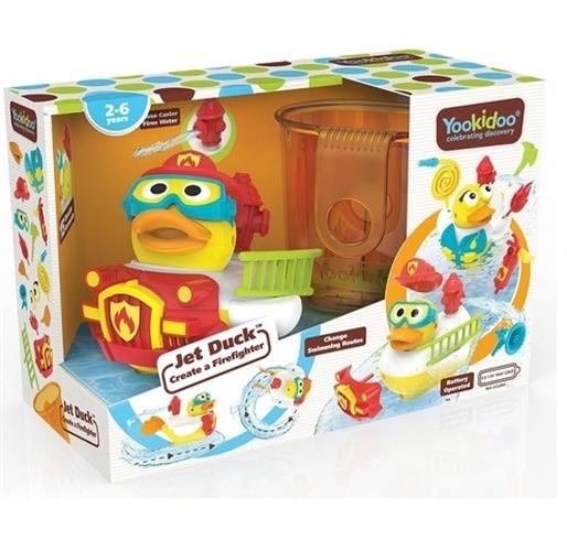 צעצוע אמבט ברווז סילון מים כבאי יוקידו