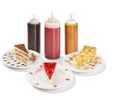 מארז 4 יחידות בקבוקי אחסון למטבח-סקוויזרים