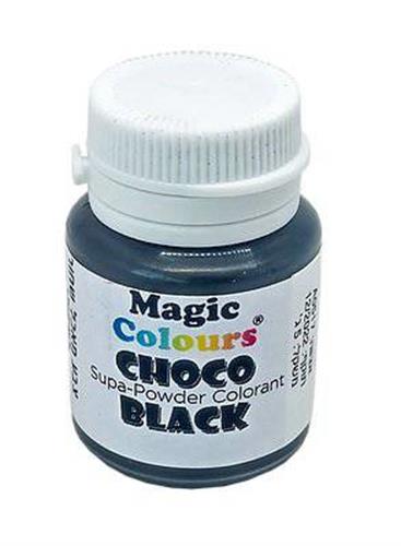 צבעי מאכל אבקה לשוקולד בצבעים שחור ולבן