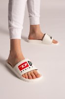 DIESEL SLIDES WHITE