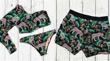 בגד ים זוגי נמרים