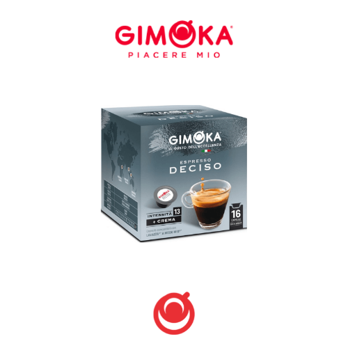 16 קפסולות דסיזו ג'ימוקה תואם מודו מיו | חוזק 12 | Gimoka Desico