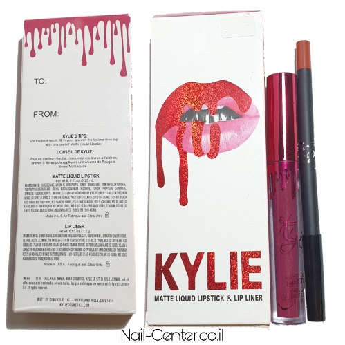 שפתון עמיד עם תוחם KYLIE - אדום