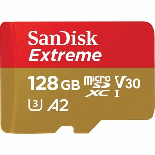 כרטיס זיכרון SanDisk Extreme A2 Micro SDXC UHS-I SDSQXA1-128G- נפח 128GB