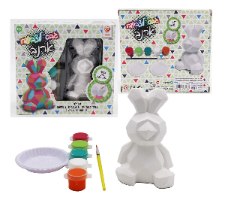 גבס לצביעה דמות גאומטרית ארנב