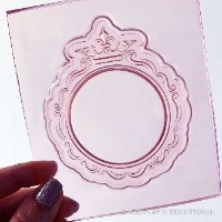 תבנית מסגרת ריינה | תבניות מסגרת עם פיתוחים ליצירה בשוקולד | תבנית  לקישוט עוגה |  חדש אתי דבש