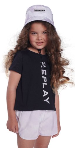 חליפת שורט REPLAY שחור/ורוד - 3-16 שנים