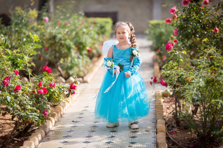 תחפושת פרפרית טורקיז