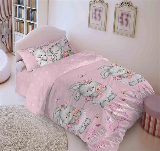 סט מלא יחיד 100% כותנה השפן הקטן