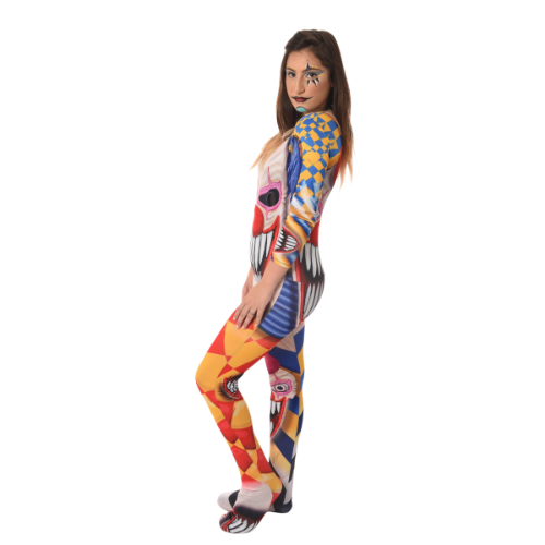 תחפושת ליצנית דיגיטלית |  תחפושת נוער / תחפושת מבוגרים