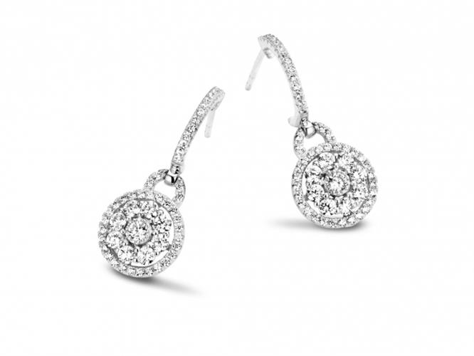 עגילי כסף 925 EA6462-W