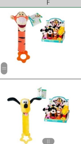 מגוון צפצפות מבד דיסני