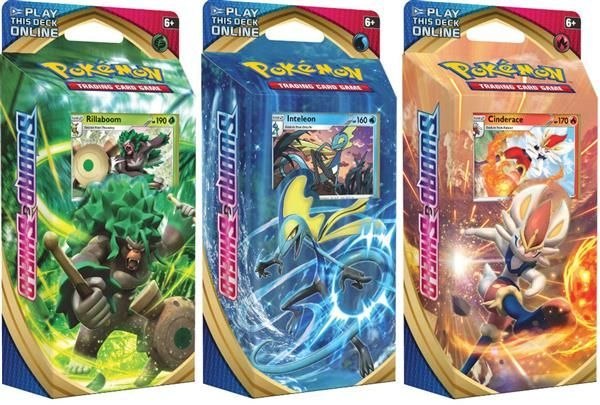 דק קלפי פוקימון קלפים Pokemon Tcg Sword And Shield Cinderace