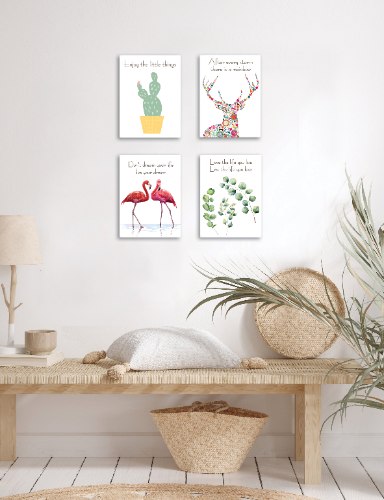 רביעיית תמונות השראה דגם 08