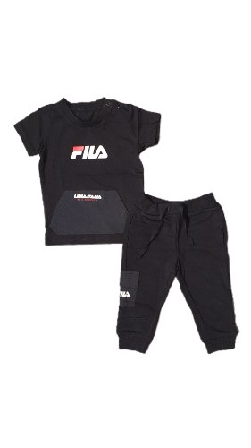 חליפת תינוקות שחורה מכנס ארוך FILA
