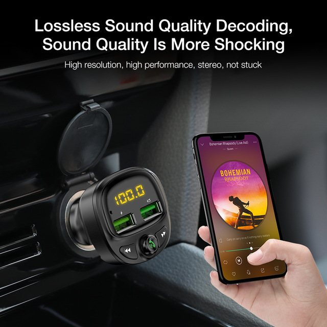 משדר מקצועי fm לרכב