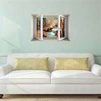 חלון בנישה המפל בנחל