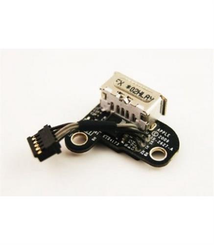 החלפת שקע טעינה מגנטי למחשב נייד אפל מקבוק Apple A1342 Macbook Magsafe DC Jack 820-2627-A