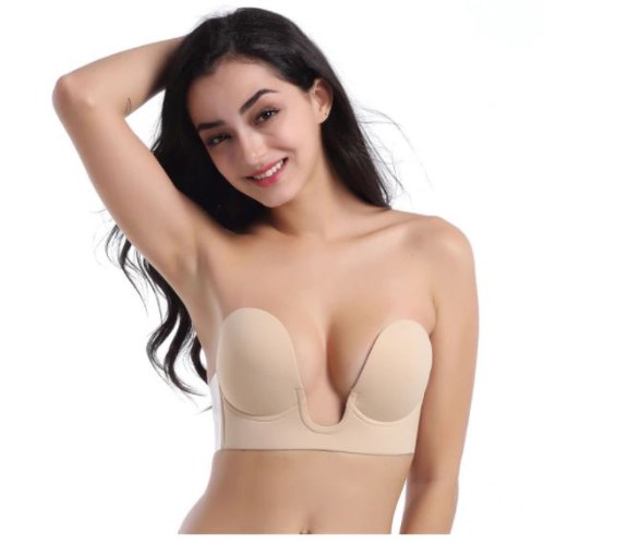 חזיית סיליקון פוש אפ למחשוף עמוק