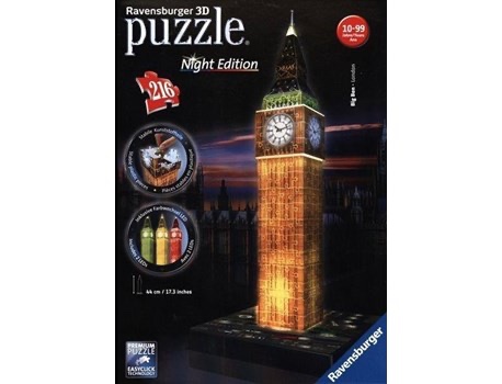 Ravensburger- פאזל תלת מימד מואר ביג בן