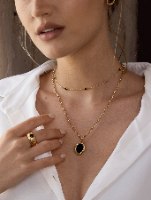 שרשרת DANON - נאוס אמאייל שחור