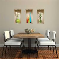 שלישיית נישות  בקבוקים צבעוניים דגם 131