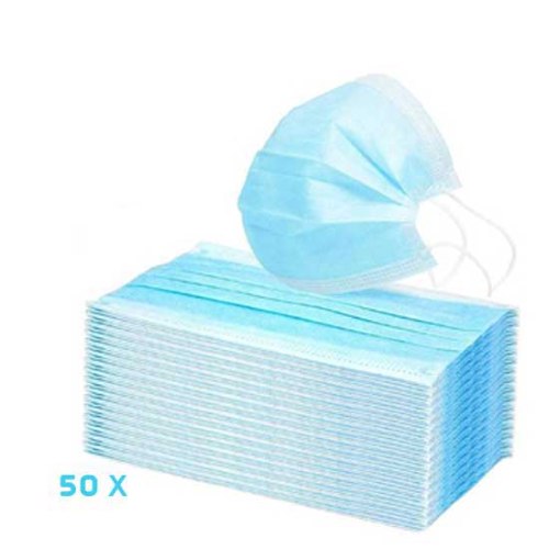מסיכות כירורגיות 3 שכבות 50 יחידות