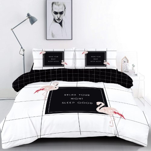 סט מצעים למיטה זוגית 100% כותנה דגם פרדייס - 192