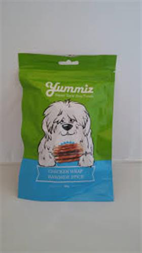 יאמיז חטיף לכלב לעסניות מצופות עוף 80 גרם