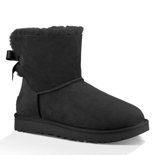 מגפי נשים UGG Mini Bailey Bow II שחור 