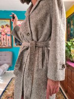 טרנץ' צמר ארוך ומחמם מידה XL