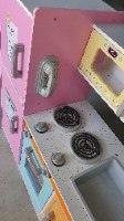 W10C569- מטבח עץ לילדים צבעוני -מטר- צעצועץ
