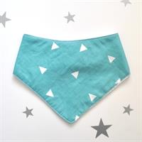 סינר בנדנה טורקיז משולשים