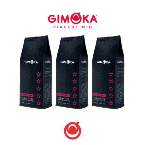 3 ק"ג פולי קפה ג'ימוקה "5 כוכבים" | Gimoka 5 Stelle