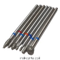 סט 3 ראשי שיוף למניקור+הסרה1 - כחול