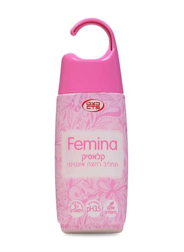 פמינה קלאסיק תחליב רחצה אינטימי יומיומי מועשר בלחות