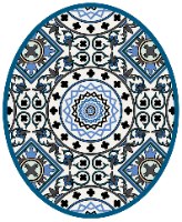 שטיחון ומדבקה לאסלה סנטוריני דגם 246