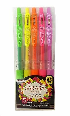 Sarasa- חמישה עטים בוהקים 0.5 מ״מ