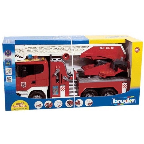 כבאית סקניה ענקית משפריצה מים - ברודר