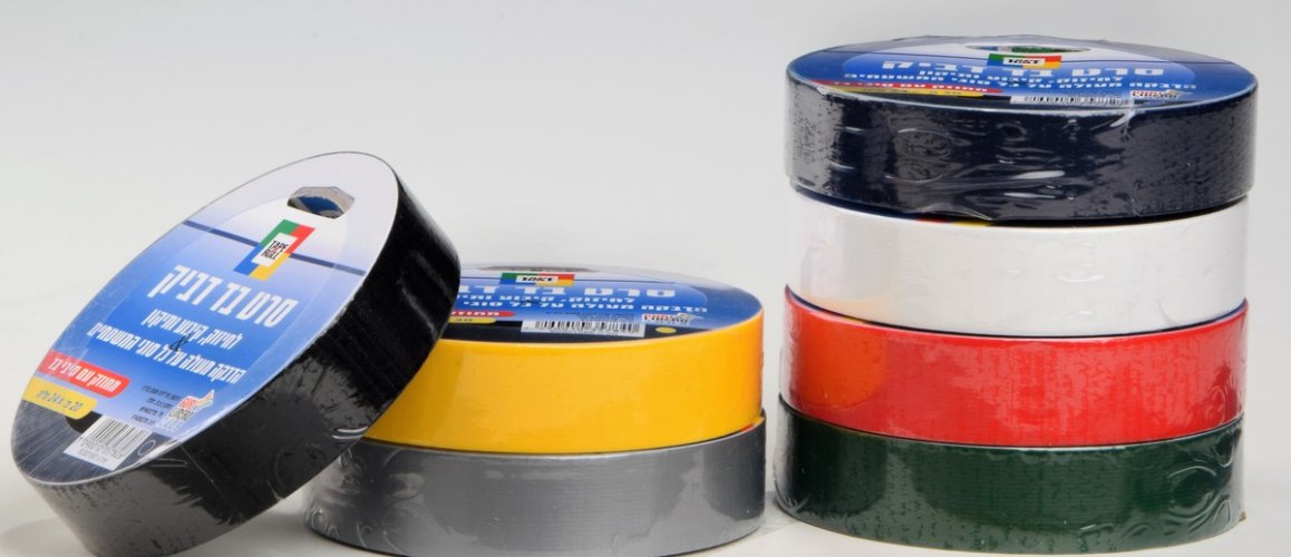 סרט הדבקה בד 24 מ"מ 20 מ' - לבן