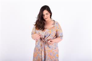 שמלת ברנדה כתומה