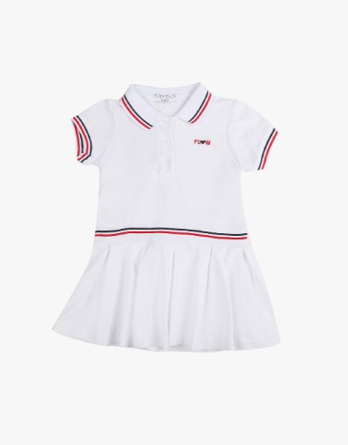 שמלה לבנות עם צווארון