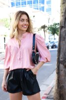 חולצת לילוש תכלת/ורוד