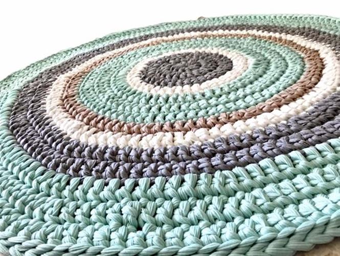 שטיחים סרוגים, שטיח סרוג, שטיחים, שטיח עגול, שטיחים עבודת יד, שטיחים סרוגים, שטיח סרוג