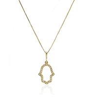 שרשרת חמסה יהלומים