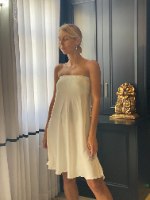 חצאית SLIM - לבנה