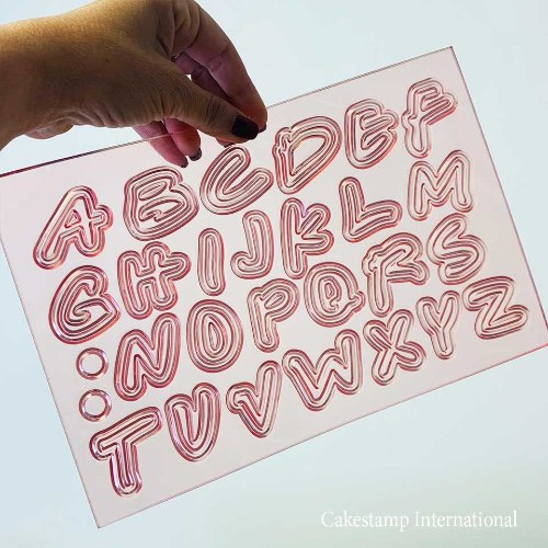 סט אותיות חברים ליצירה בשוקולד ובבצק סוכר גובה אות 3 ס"מ| תבנית חברים 2021 חדש מאתי דבש