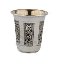 כוס רביעית כסף טהור דגם מדלן